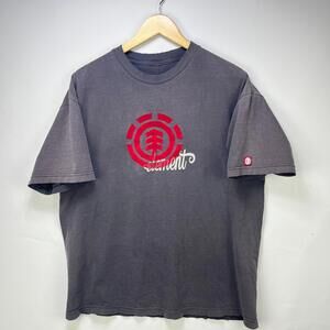 Vintage Element Skateboard Sun-Faded Y2K T-Shirt XL Skater